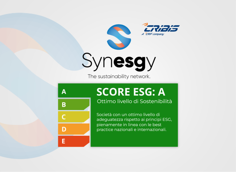 La Lucente SpA raggiunge il rating Synesgy A: un ulteriore traguardo verso la sostenibilità